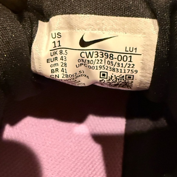 Nike Womens Air Max Bella Running Shoes Sneakers TR 4 CW3398-001 Size 11 - Picture 6 of 6